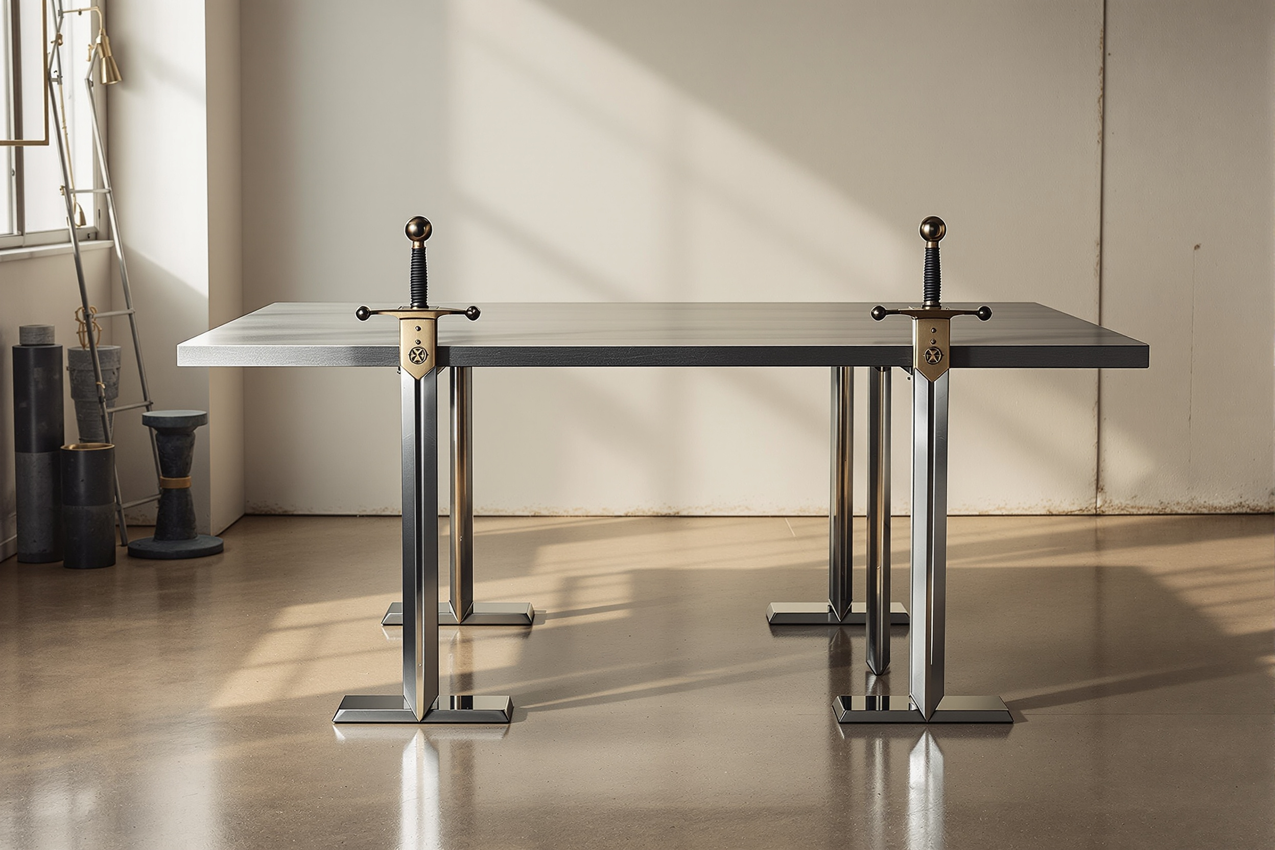 Sword-Leg Table