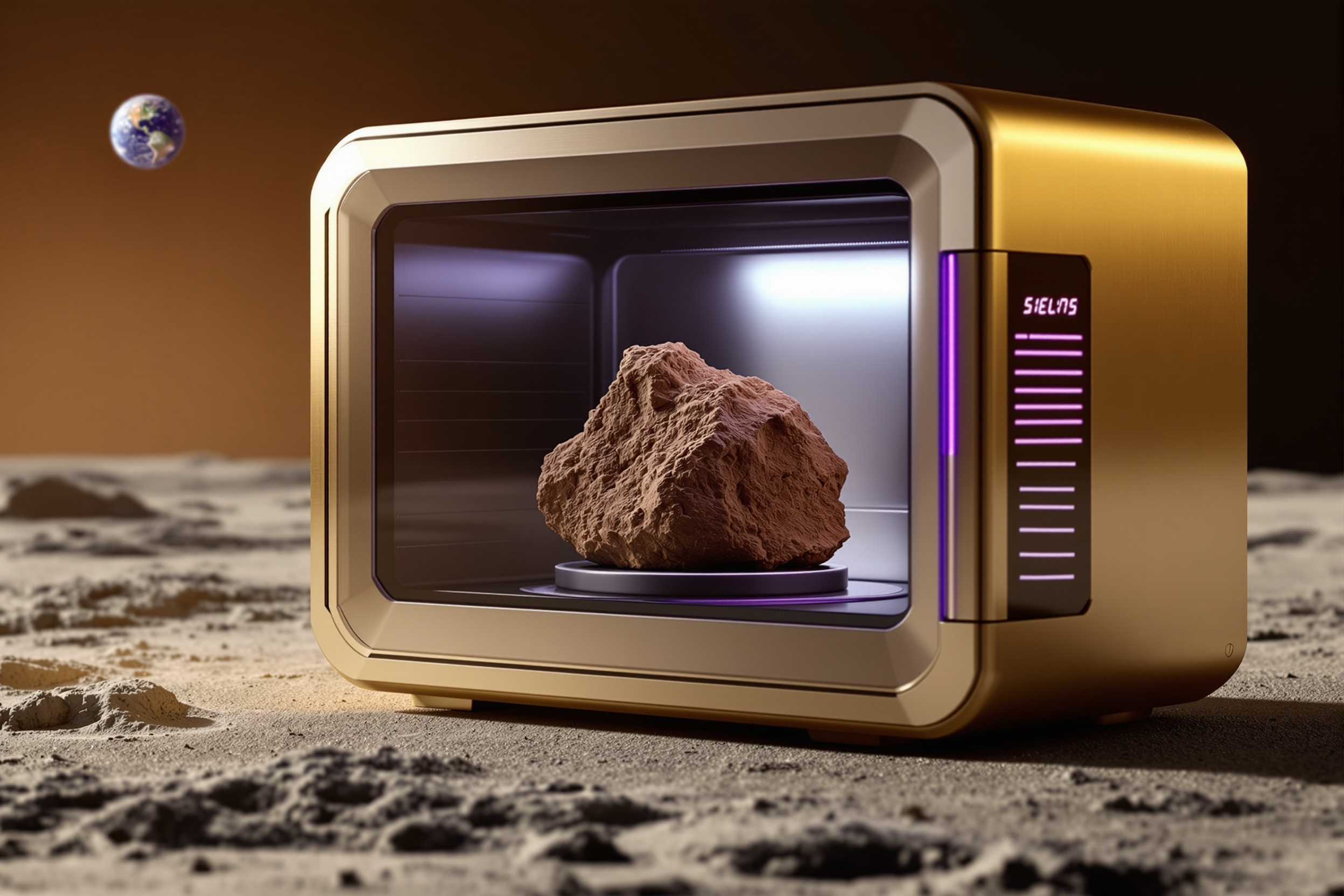 Selene — Lunar Regolith Brick Press